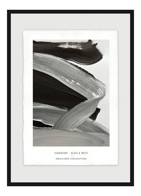 Luksus plakat med sort ramme - Black & White - Artist Paper - Incado