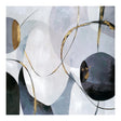 Maleri - Blue Bubbles II - Mixed Media 70  x 70  cm Mixed Media