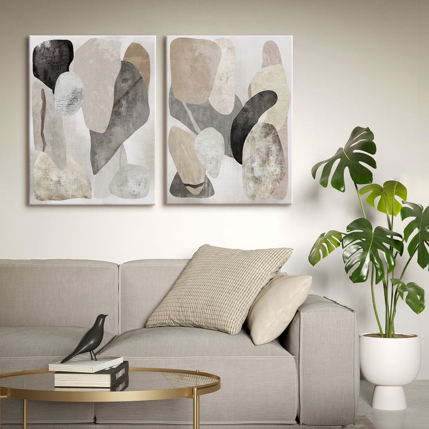 Håndlavet maleri - Be Organic II - Mixed media - Incado