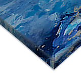 Håndlavet maleri - Blue Splash I - Mixed media