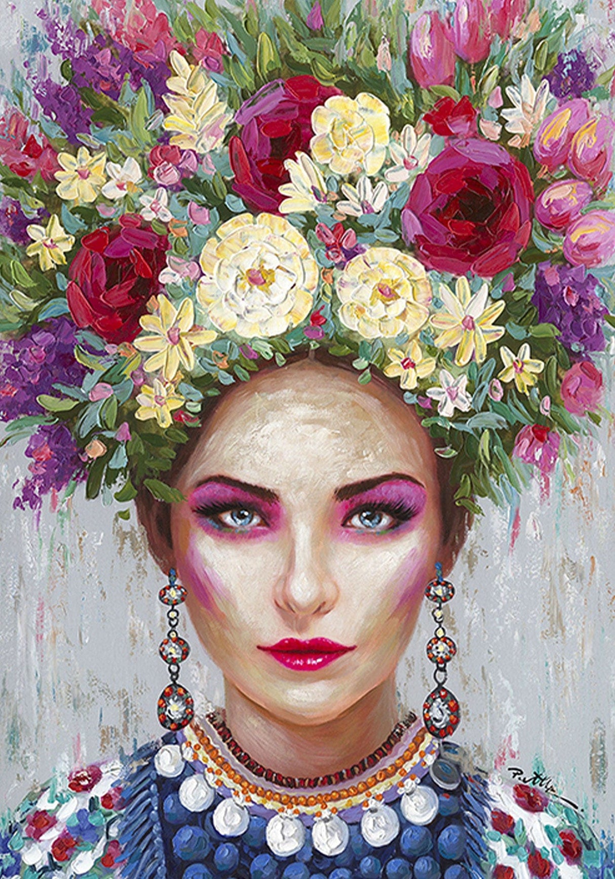 Tranquilo 70 x 100  cm Mixed Media