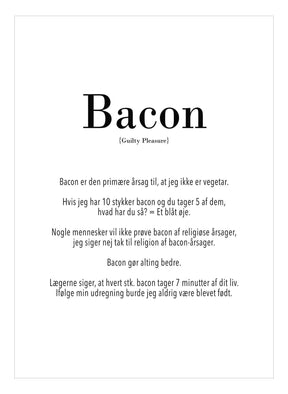 Art Card - Bacon - Incado