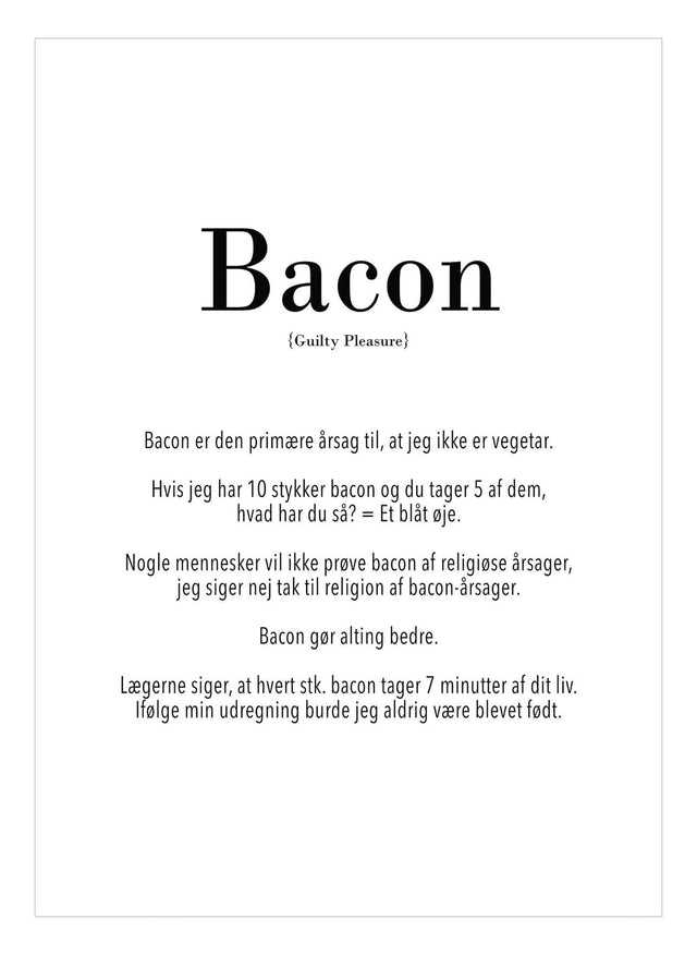 Art Card - Bacon - Incado