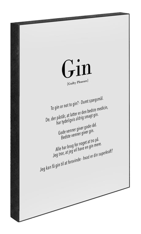Gin 15 x 21  cm Art Blocks