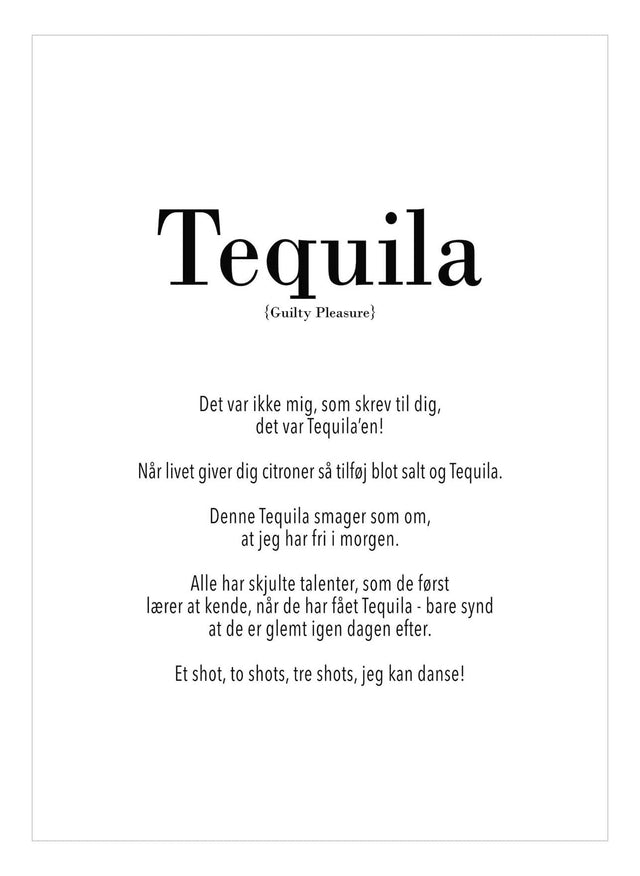 Art Card - Tequila - Incado