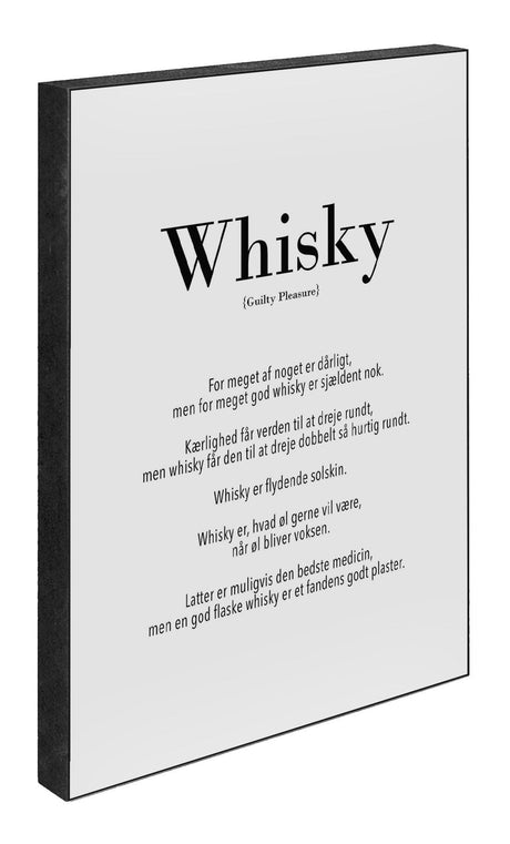 Whisky 15 x 21  cm Art Blocks