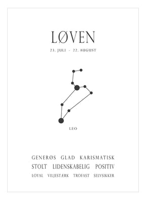 Art Card - Løven - Incado