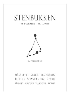 Art Card - Stenbukken - Incado