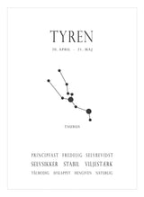 Tyren 15 x 21  cm Art Cards