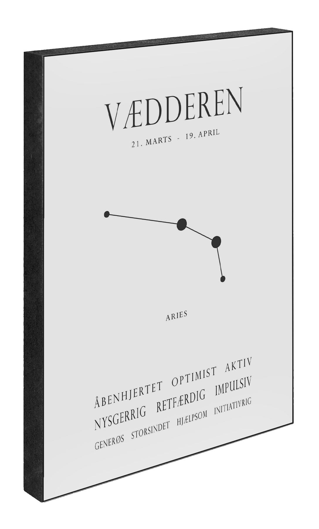 Vædderen 15 x 21  cm Art Blocks