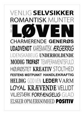 Art Card - Løven - Incado