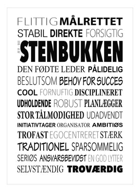 Art Card - Stenbukken - Incado