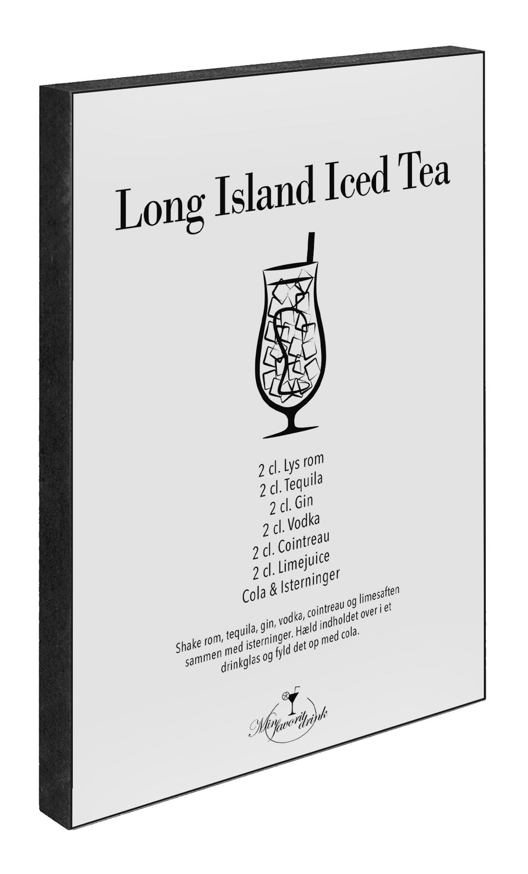 Long Island Iced Tea 15 x 21  cm Art Blocks