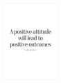 Art Card - Positive Attitude - Incado