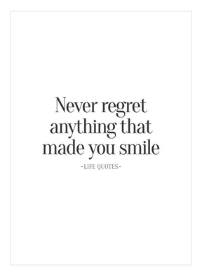 Art Card - Never Regret - Incado