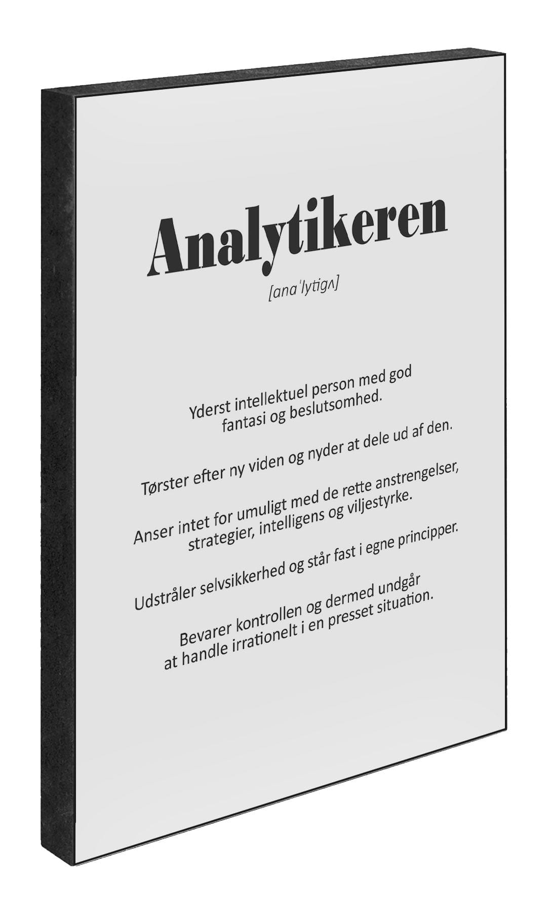 Analytikeren 15 x 21  cm Art Blocks