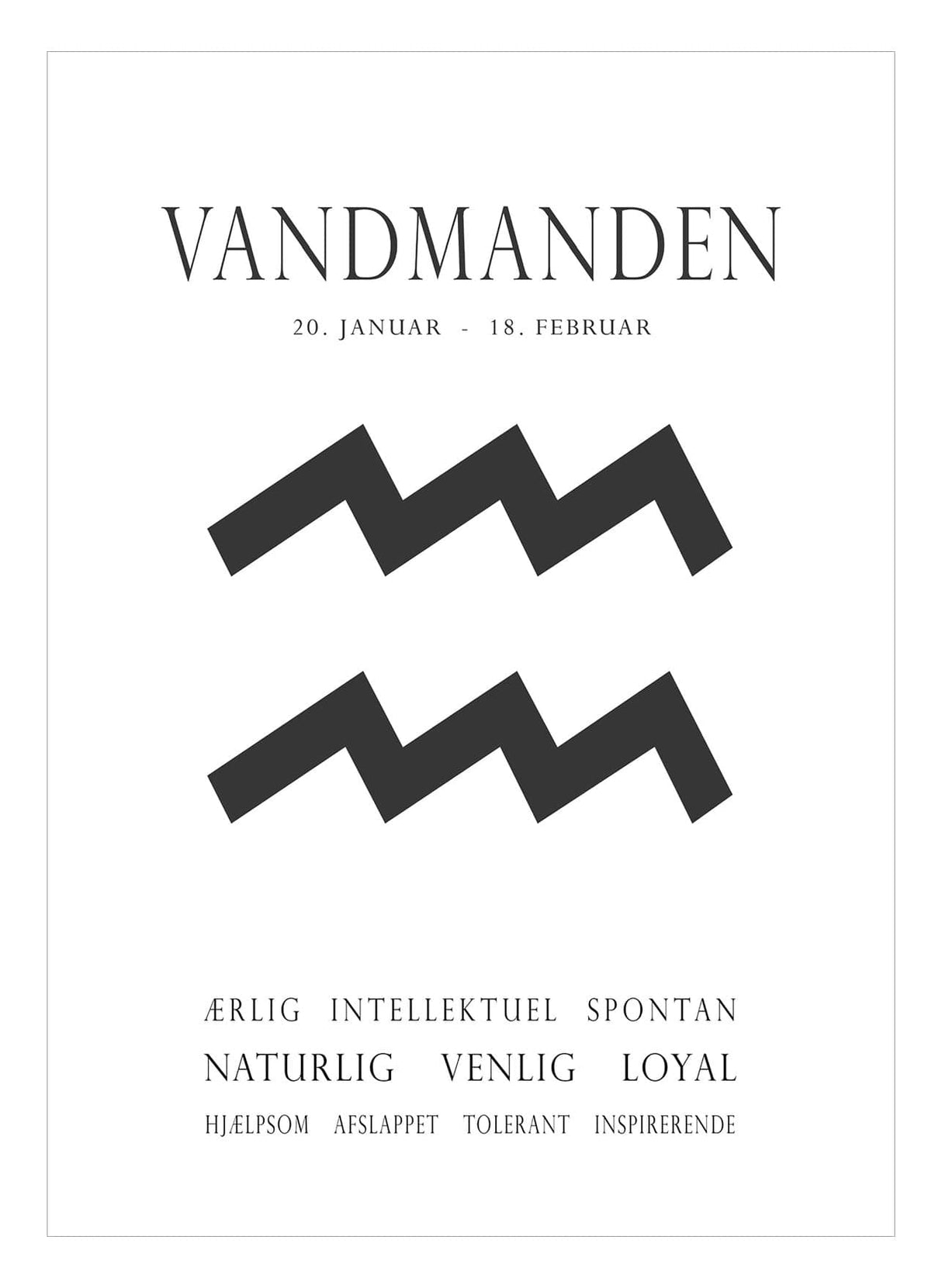 Vandmanden 15 x 21  cm Art Cards
