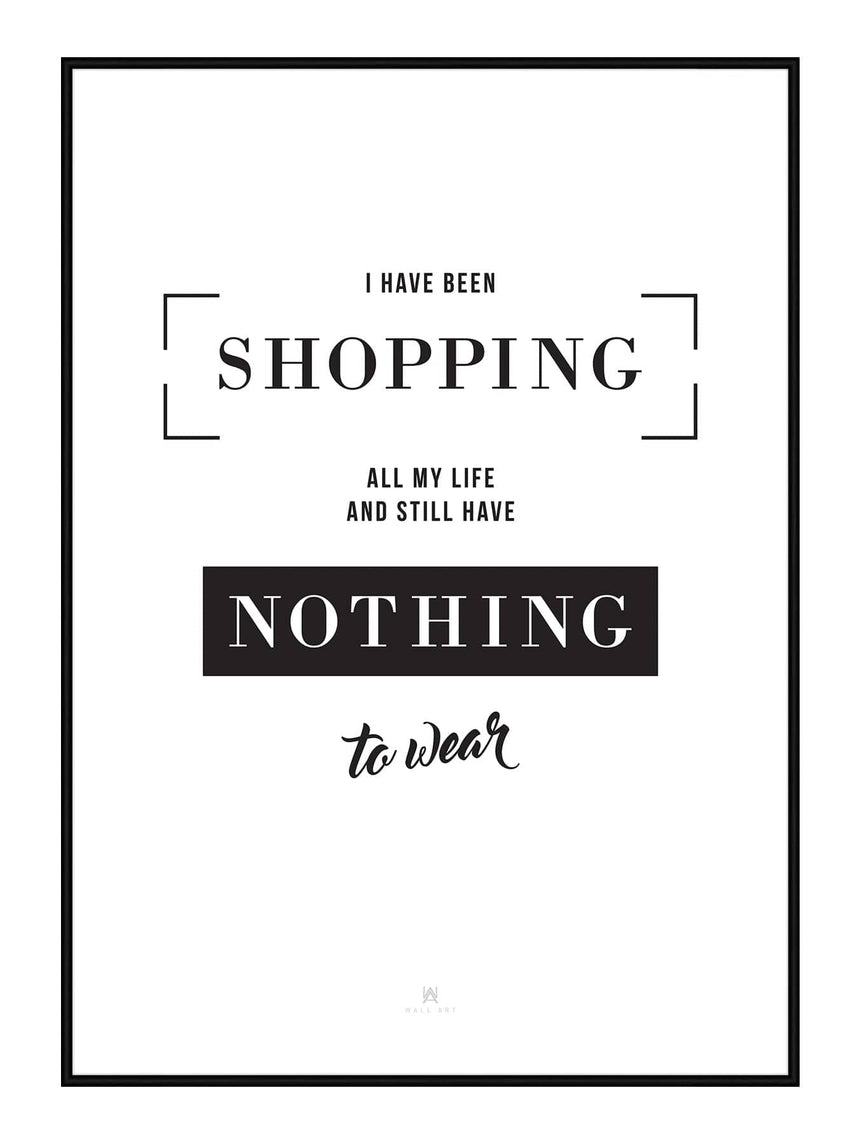 Plakat - Shopping - Incado