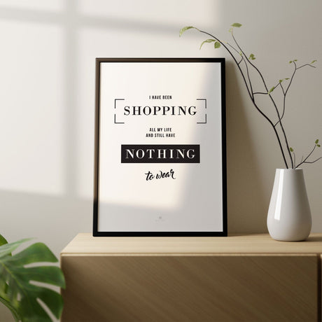 Plakat - Shopping - Incado