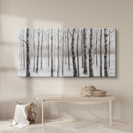 Håndlavet maleri - Birch Woods II - Incado