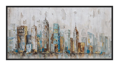 Skyline I 70 x 140  cm Håndmalet maleri