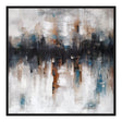 Håndlavet maleri med sort ramme - Blurred Skyline - Incado