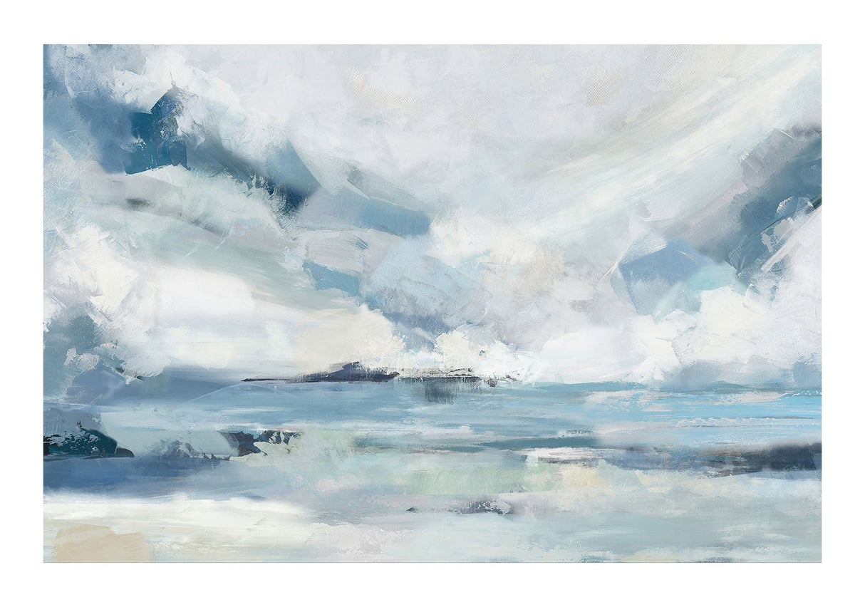 Maleri - Ocean Before Storm - Mixed Media 80 x 120 cm Mixed Media