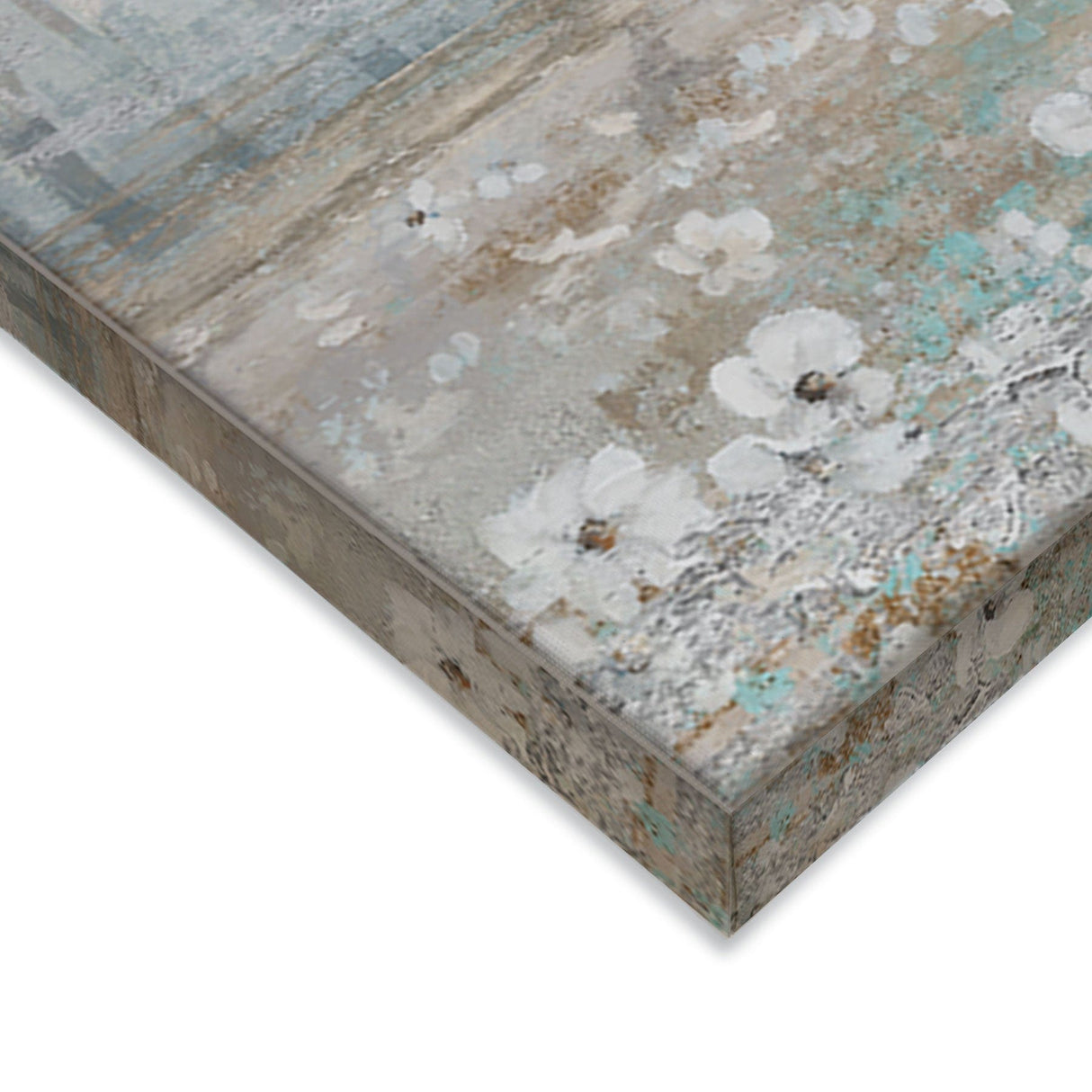Maleri - Blue Trees - Mixed Media 80 x 120 cm Mixed Media