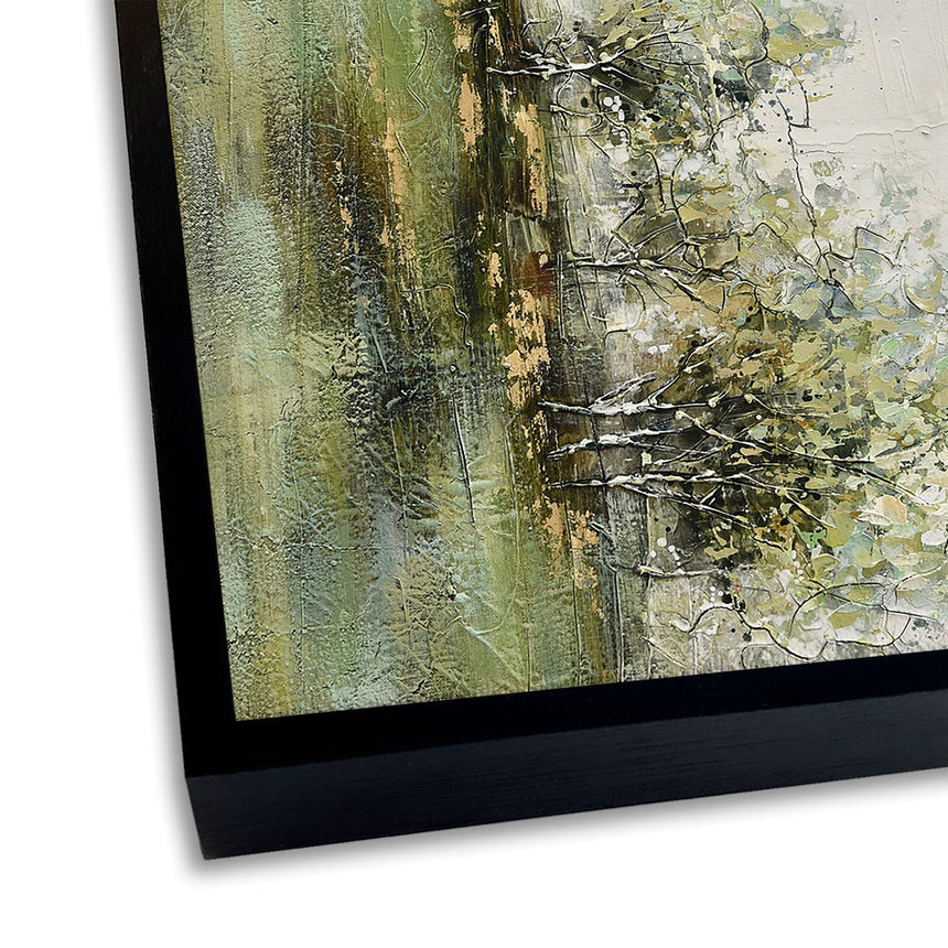 Håndlavet maleri med sort ramme - Dreamy Landscape - Incado