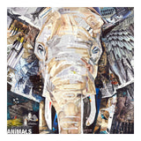 Lærredstryk - Elephants gaze - Incado