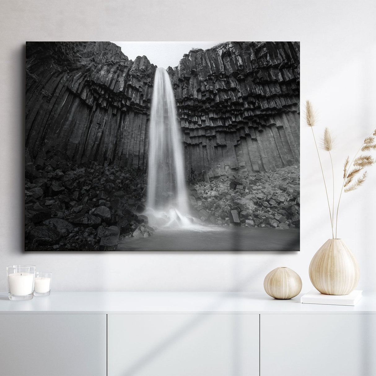 Waterfall 02 - 90 x 120cm - Lærredstryk
