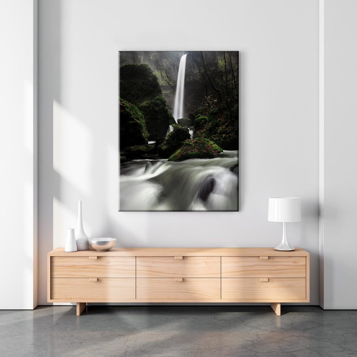 Elowah Falls - 90 x 120cm - Lærredstryk