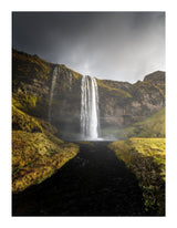 Dusty Waterfall - 90x120 - Lærredstryk 90 x 120  cm Lærredstryk