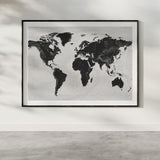 Plakat - Maps in Minutes - Grey Current - Incado