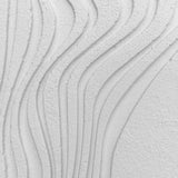 River - White - Shaped Art 50 x 70 cm Håndlavet