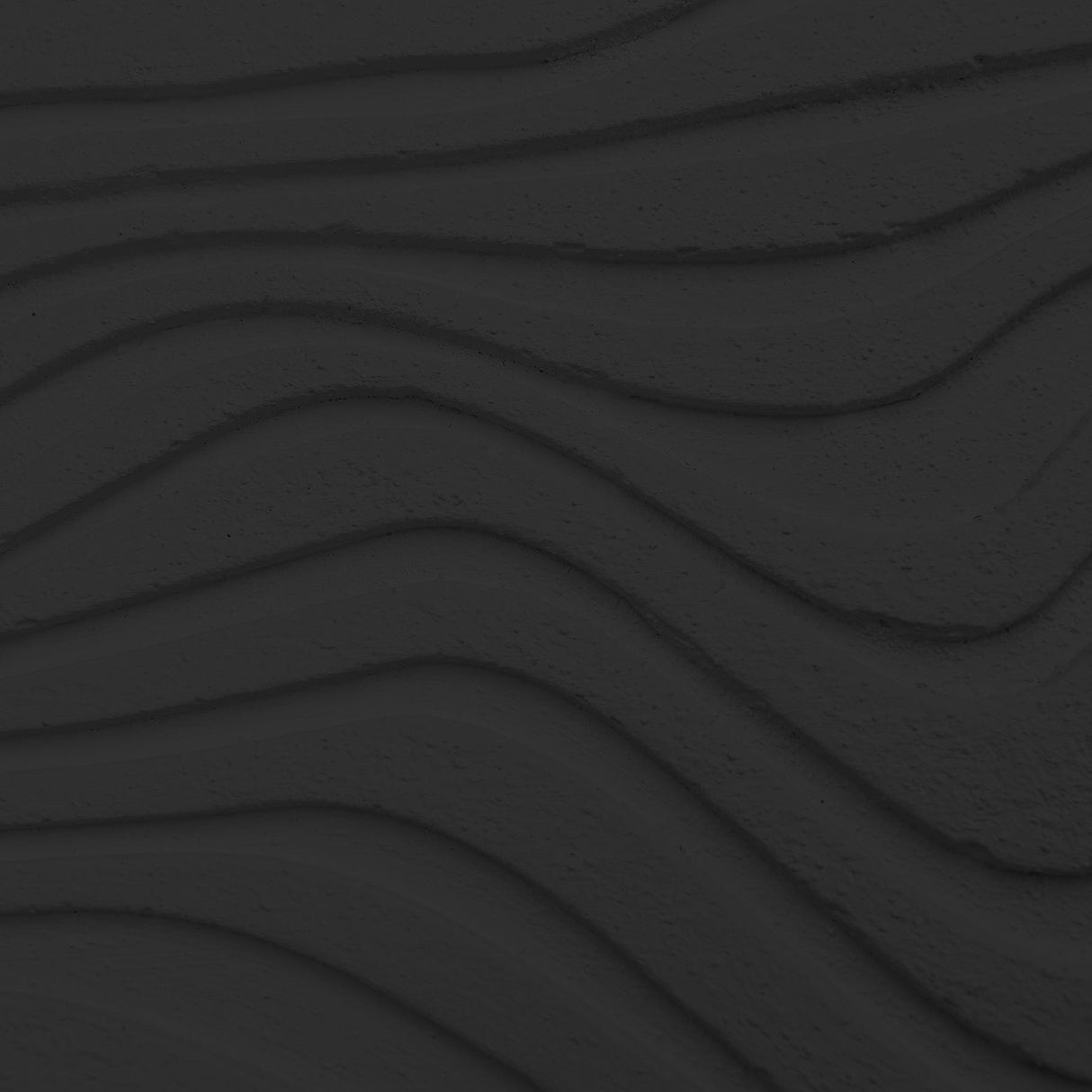 River - Black - Shaped Art 50 x 70 cm Håndlavet