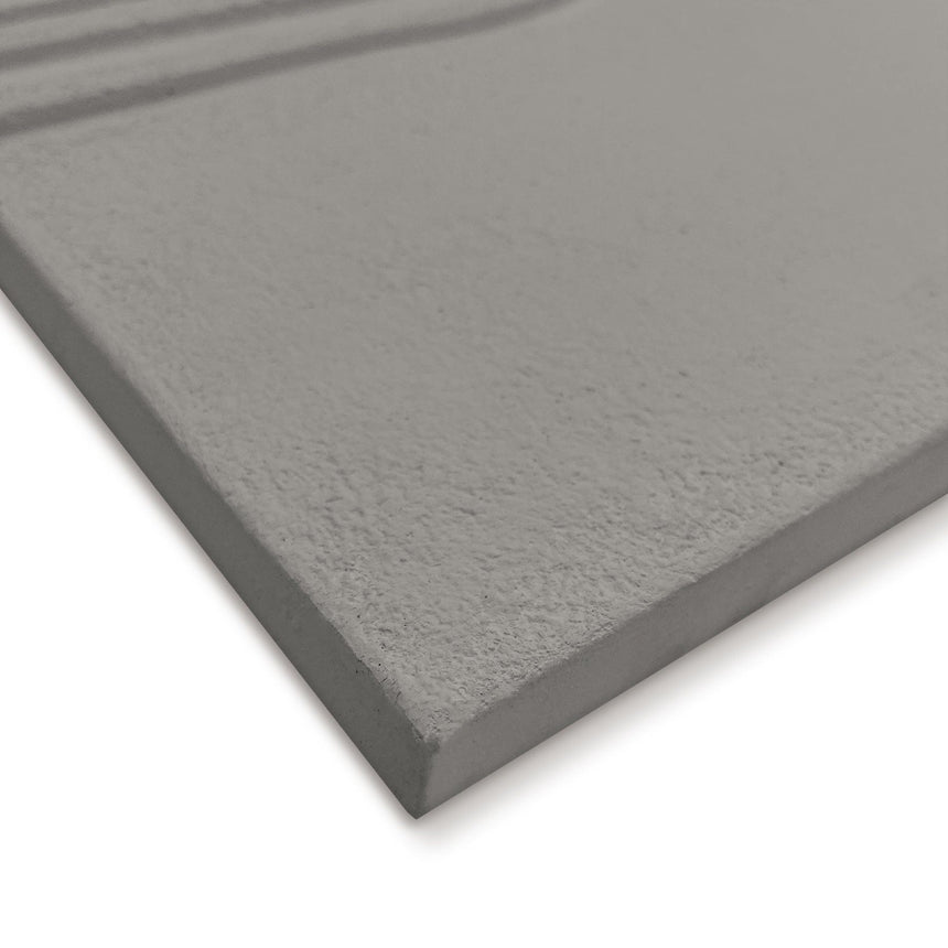 Struktur maleri - River Grey - Shaped Art - Incado