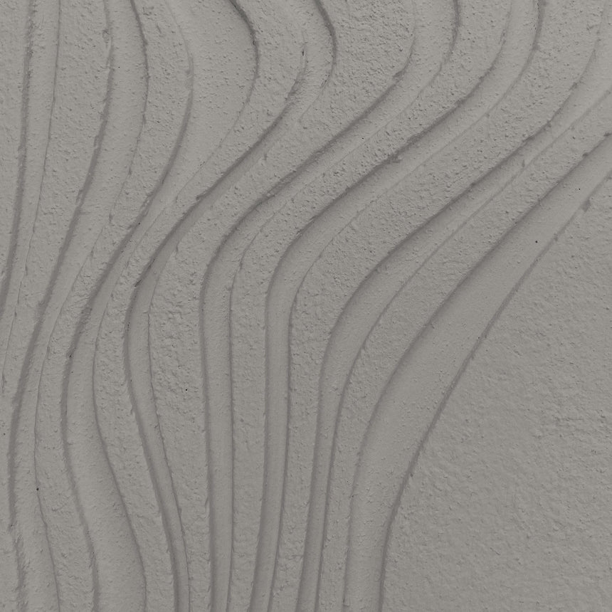 Struktur maleri - River Grey - Shaped Art - Incado