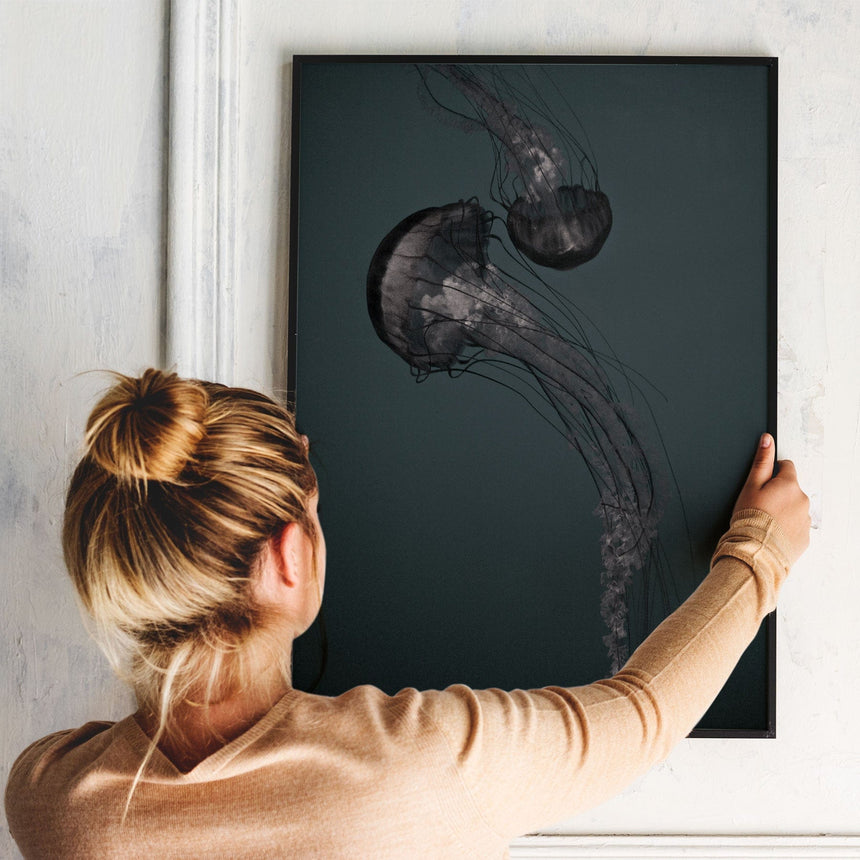 Plakat - Jellyfish Dark - Incado