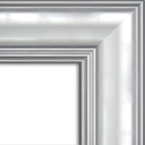 Aflangt spejl - Sølv ramme 14cm - Incado