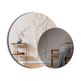 Silver - Warm Grey 80 x 100  cm Spejl