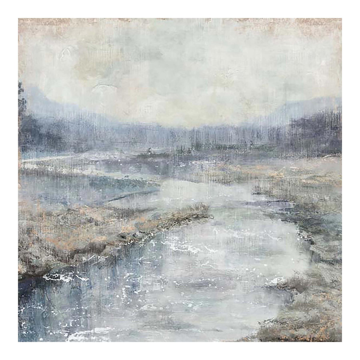 Goodbye 100 x 100  cm Håndmalet maleri