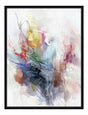 Håndlavet maleri med sort ramme - Abstract Storm II - Mixed media - Incado