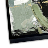 Håndlavet maleri med sort ramme - Definition of Green - Mixed media - Incado